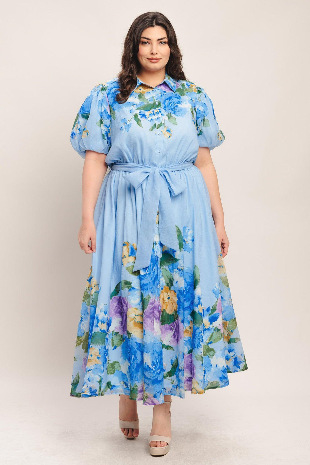SPRINGTIME SWEETHEART WOVEN MIDI DRESS Flying Tomato