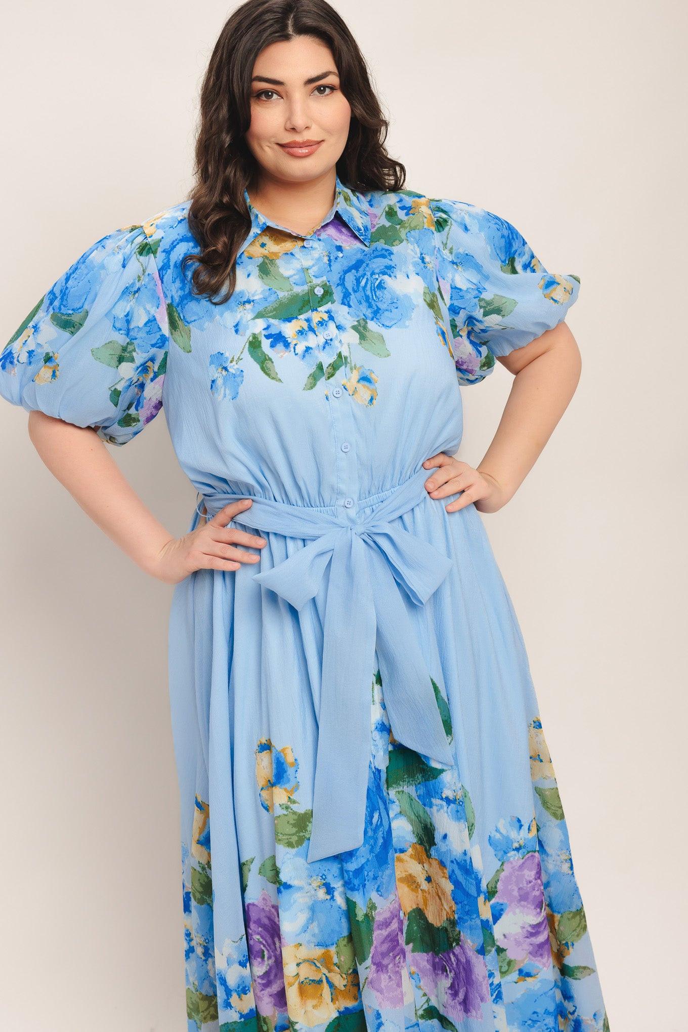 SPRINGTIME SWEETHEART WOVEN MIDI DRESS Flying Tomato