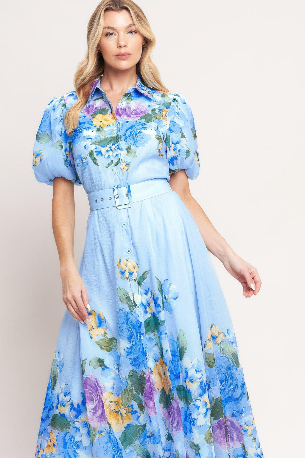 SPRINGTIME SWEETHEART WOVEN MIDI DRESS Flying Tomato