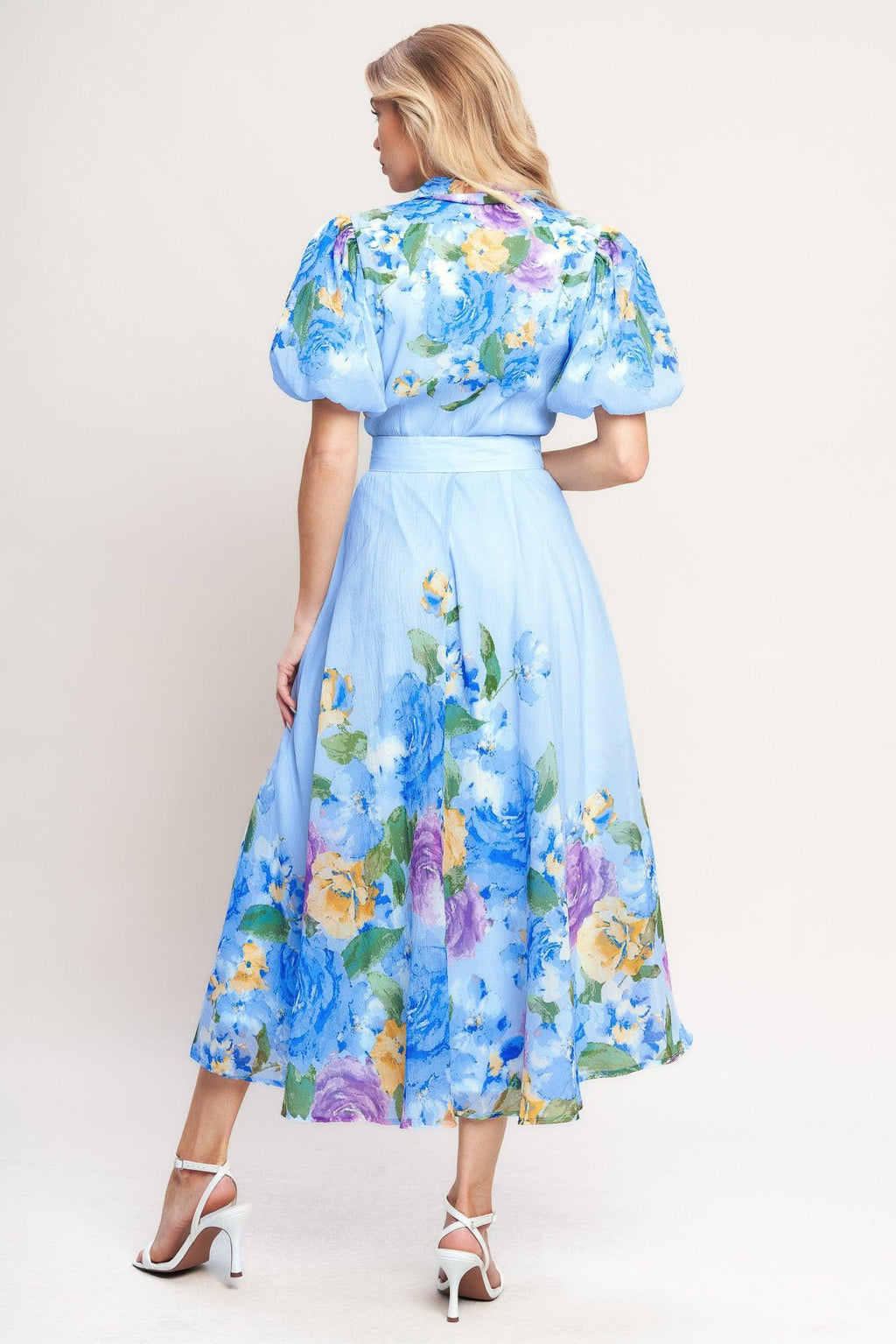 SPRINGTIME SWEETHEART WOVEN MIDI DRESS Flying Tomato