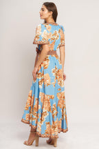 HAVANA HEAT WOVEN HI-LO MIDI DRESS Flying Tomato