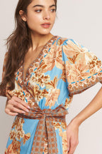 HAVANA HEAT WOVEN HI-LO MIDI DRESS Flying Tomato