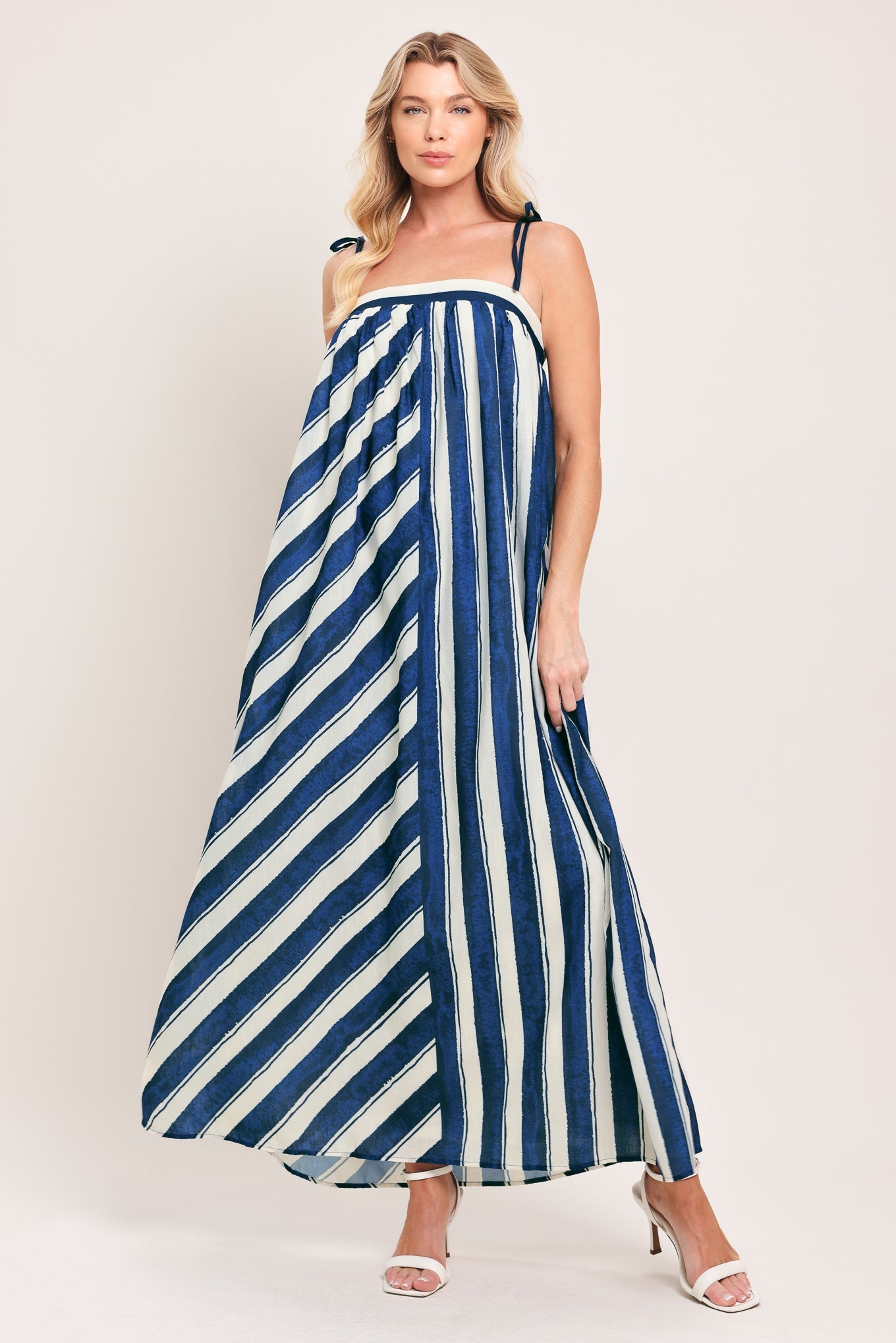 SEA RHYTHM WOVEN MAXI DRESS Flying Tomato