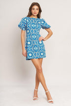 CITY VIBE WOVEN MINI DRESS Flying Tomato