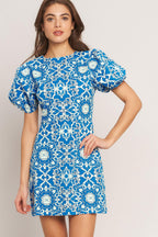 CITY VIBE WOVEN MINI DRESS Flying Tomato