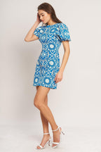 CITY VIBE WOVEN MINI DRESS Flying Tomato