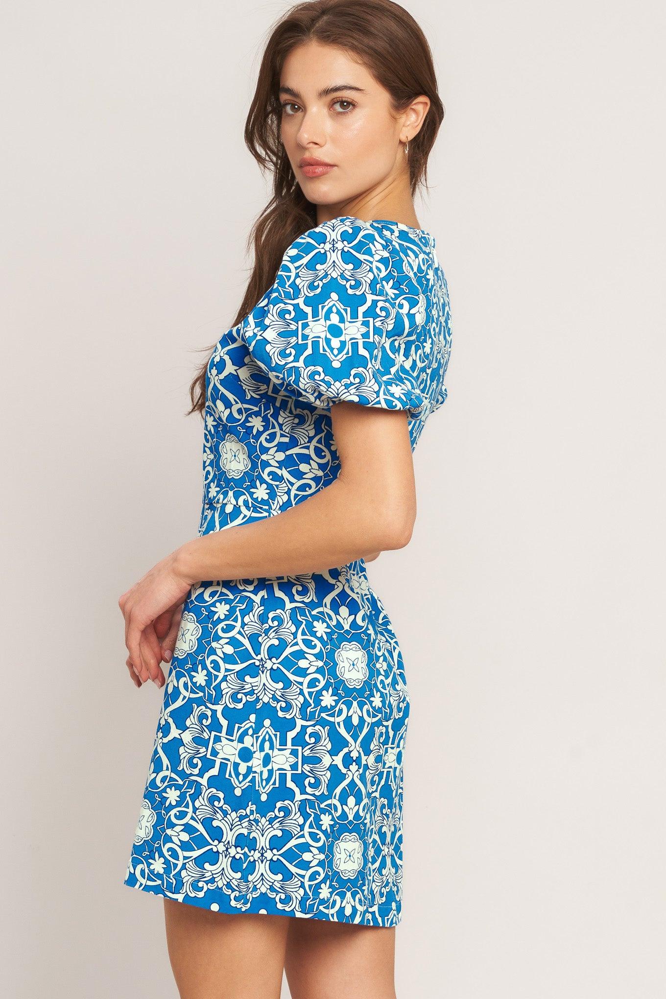 CITY VIBE WOVEN MINI DRESS Flying Tomato