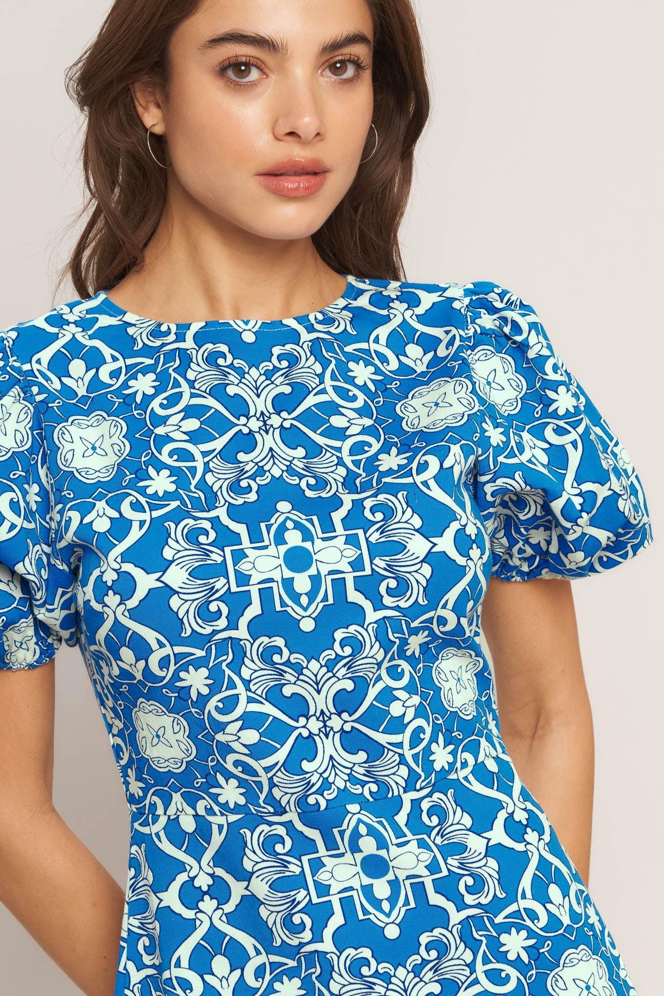 CITY VIBE WOVEN MINI DRESS Flying Tomato