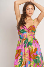 TROPIC FIESTA WOVEN MAXI DRESS Flying Tomato