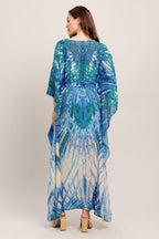 JUST LANDED IN PARADISE WOVEN KAFTAN MAXI DRESS Flying Tomato