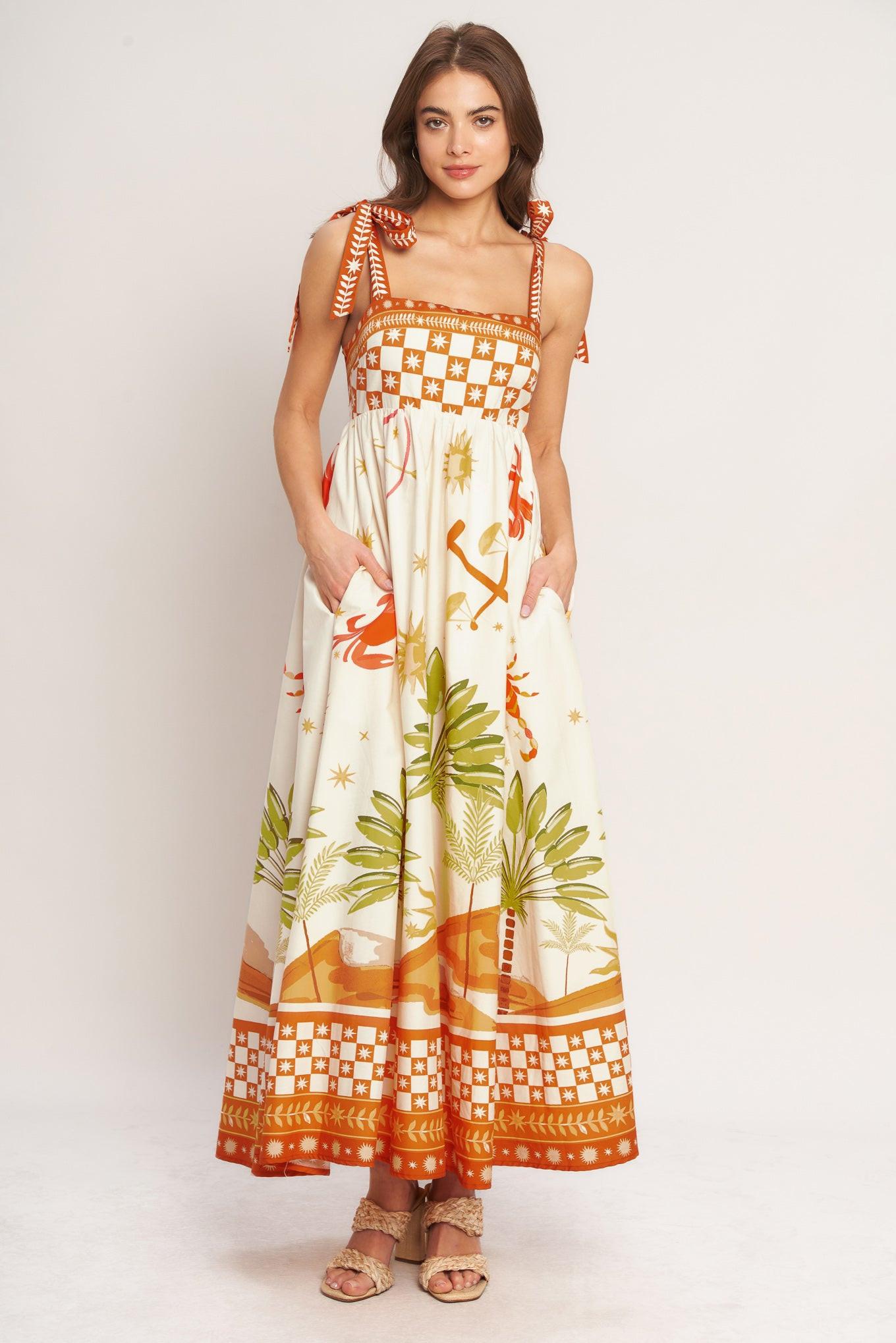 PALM COAST DREAM WOVEN MAXI DRESS Flying Tomato