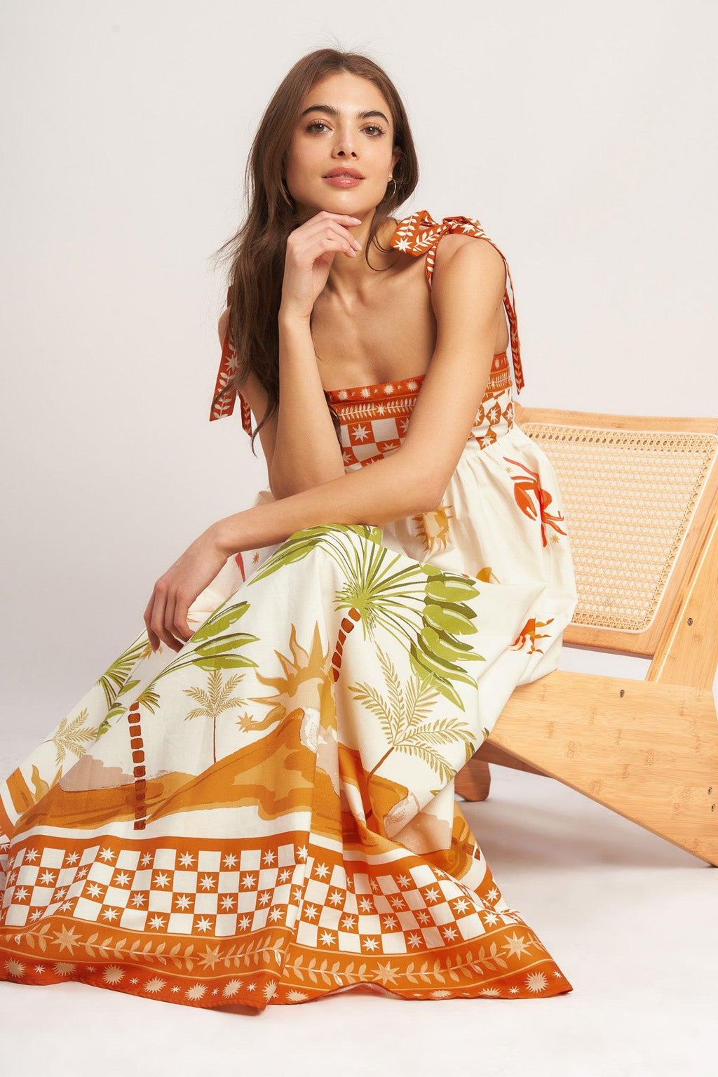 PALM COAST DREAM WOVEN MAXI DRESS Flying Tomato