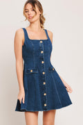 URBAN POLISH DENIM MINI DRESS Flying Tomato