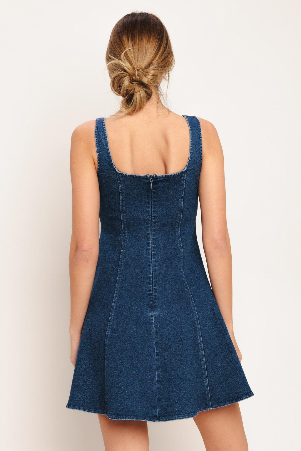 URBAN POLISH DENIM MINI DRESS Flying Tomato