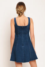 URBAN POLISH DENIM MINI DRESS Flying Tomato