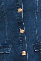 URBAN POLISH DENIM MINI DRESS Flying Tomato