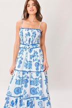 SANTORINI DREAM WOVEN MAXI DRESS Flying Tomato