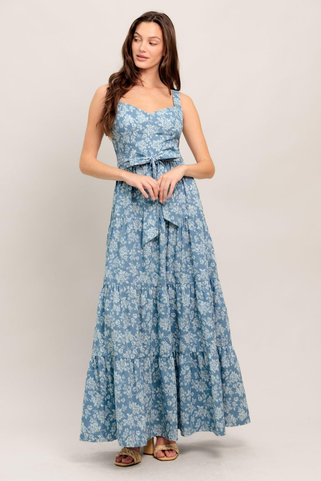 MODERN PRAIRIE BLOOM WOVEN MAXI DRESS Flying Tomato