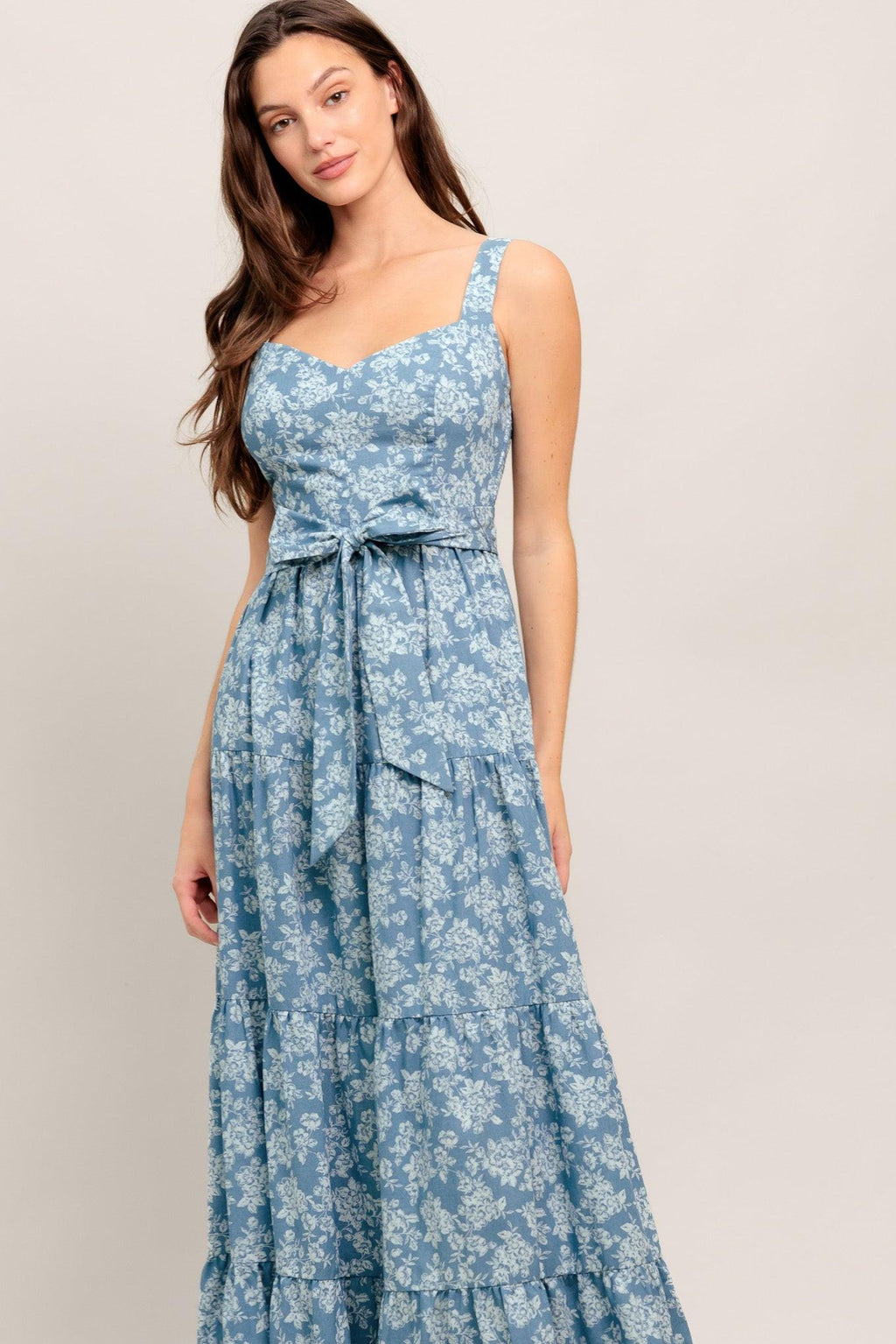 MODERN PRAIRIE BLOOM WOVEN MAXI DRESS Flying Tomato