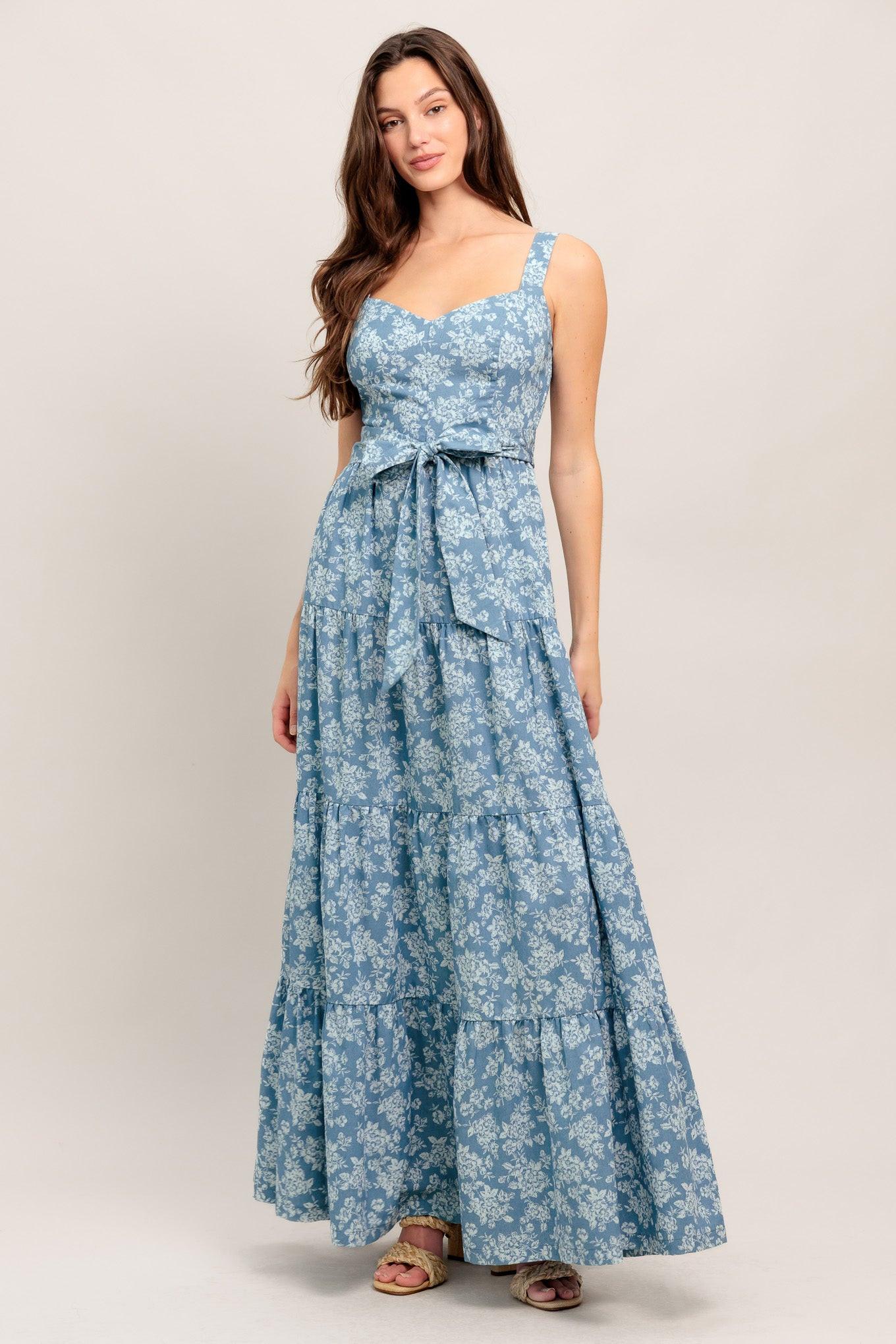 MODERN PRAIRIE BLOOM WOVEN MAXI DRESS Flying Tomato