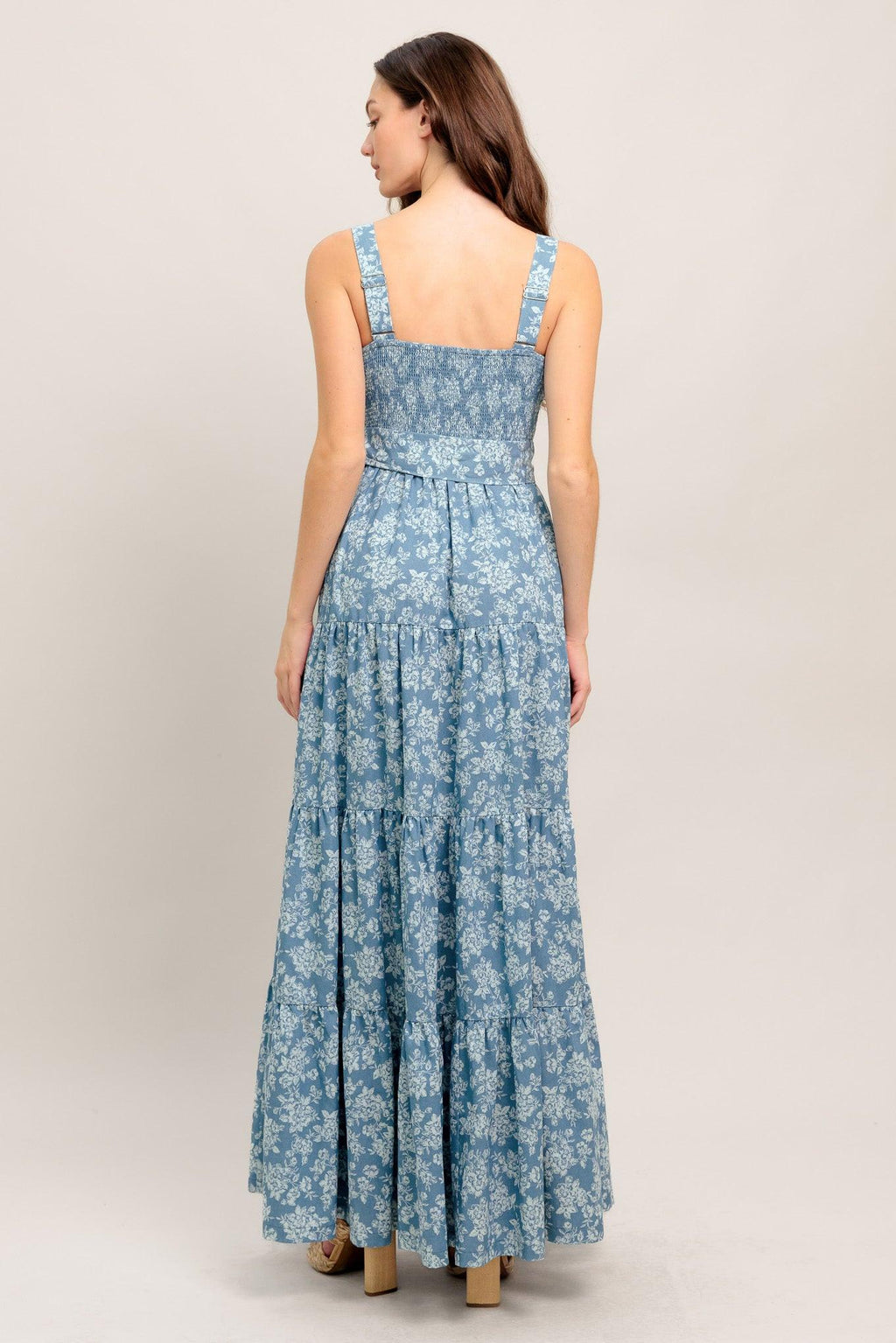 MODERN PRAIRIE BLOOM WOVEN MAXI DRESS Flying Tomato