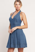 SWEET BUT BOLD TENCEL MINI DRESS Flying Tomato