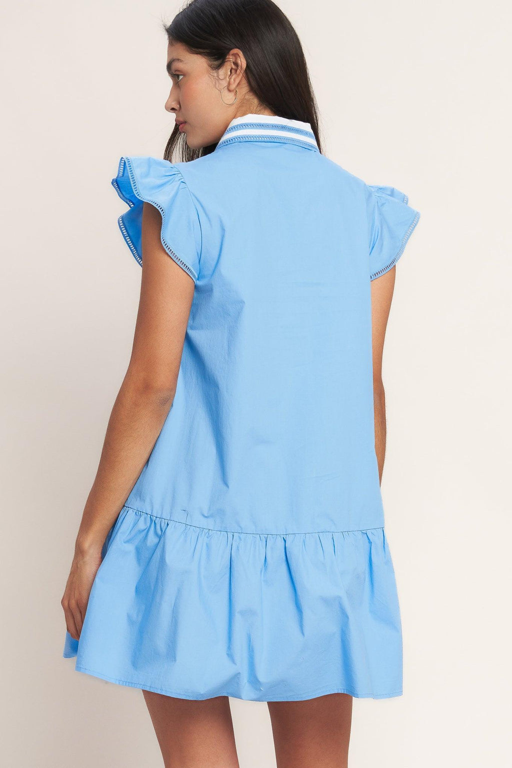 SWEET DAYS WOVEN MINI DRESS Flying Tomato