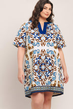 MEDITERRANEAN SOUL WOVEN MINI DRESS Flying Tomato
