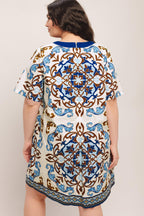 MEDITERRANEAN SOUL WOVEN MINI DRESS Flying Tomato