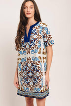 MEDITERRANEAN SOUL WOVEN MINI DRESS Flying Tomato