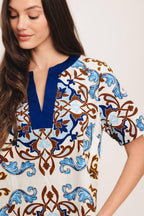 MEDITERRANEAN SOUL WOVEN MINI DRESS Flying Tomato