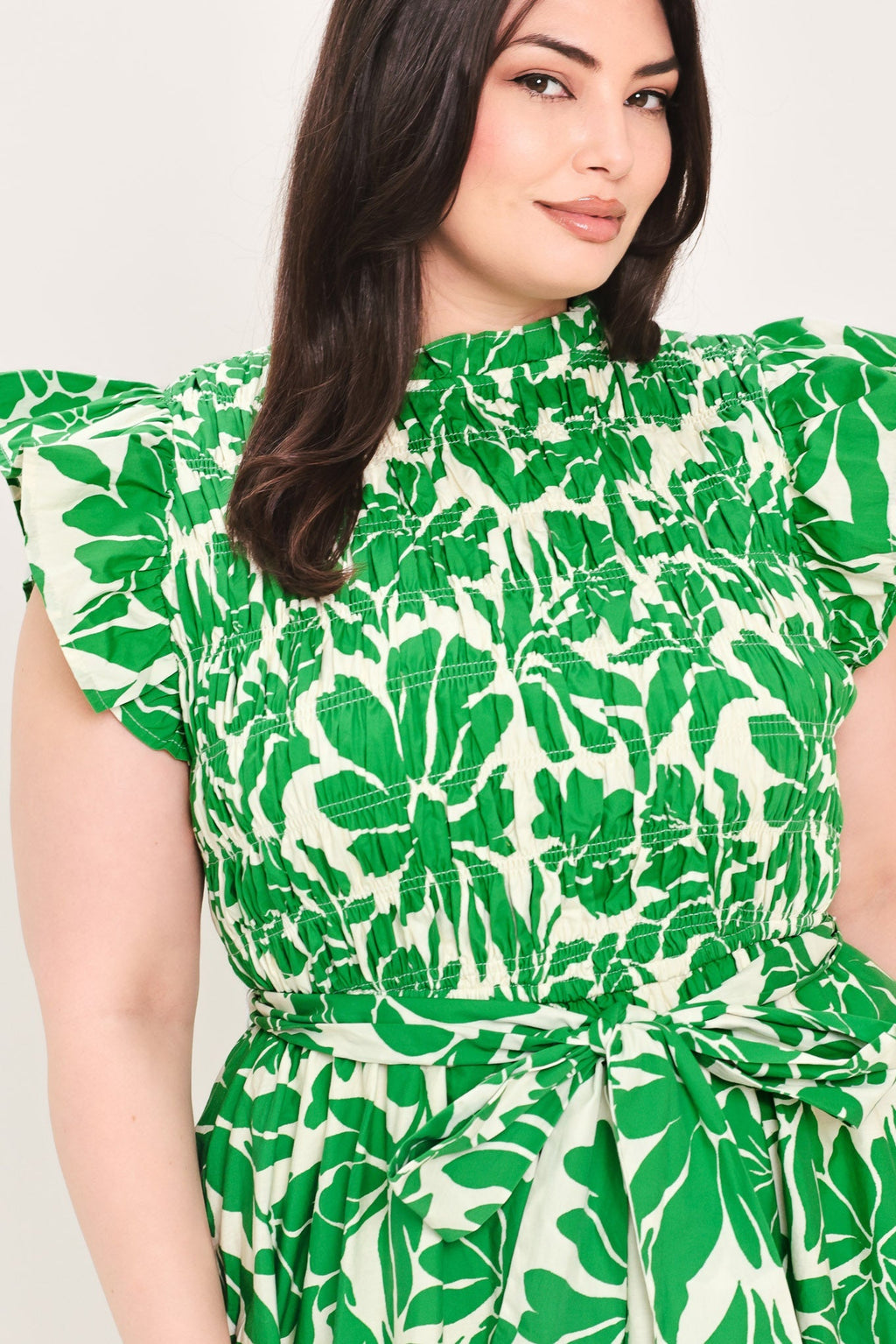 BLOOM ENERGY WOVEN MIDI DRESS Flying Tomato
