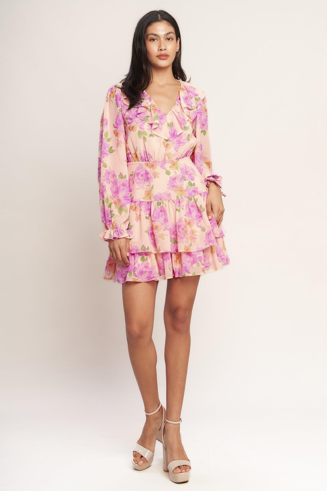 SWEET SERENDIPITY WOVEN MINI DRESS Flying Tomato