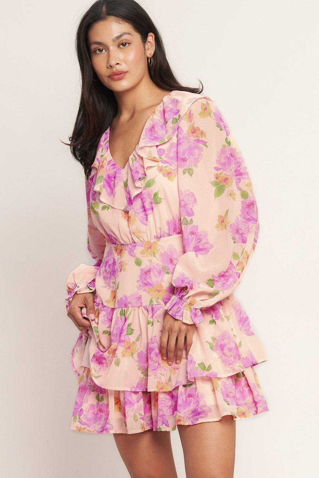 SWEET SERENDIPITY WOVEN MINI DRESS Flying Tomato