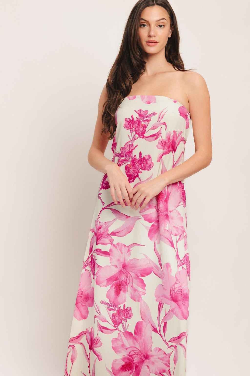 SOFT ROSE ESCAPE WOVEN ANKLE DRESS Flying Tomato