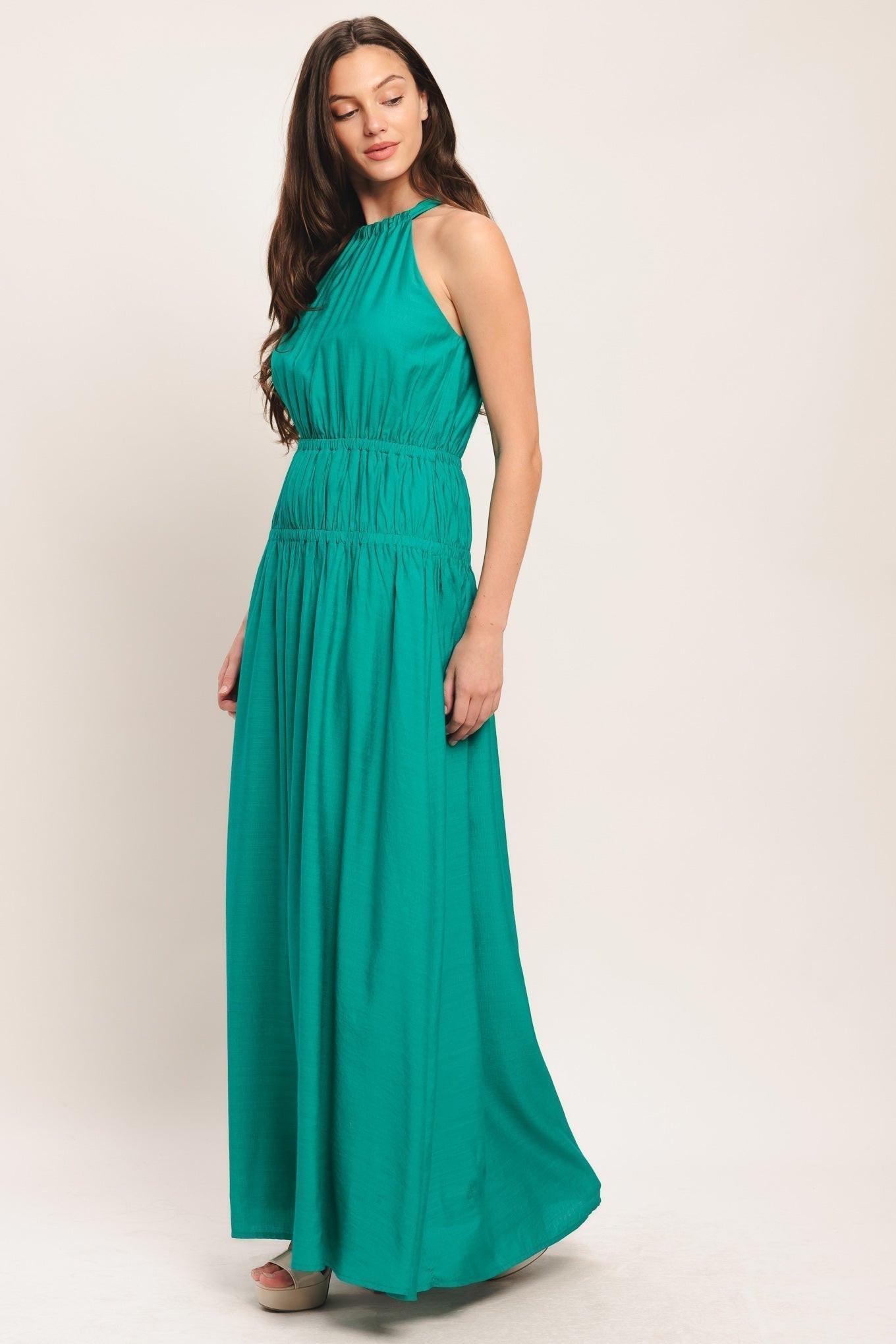 RIVER WALK WOVEN MAXI DRESS Flying Tomato