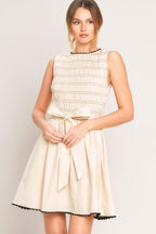 LOVELY ESCAPE WOVEN MINI DRESS Flying Tomato