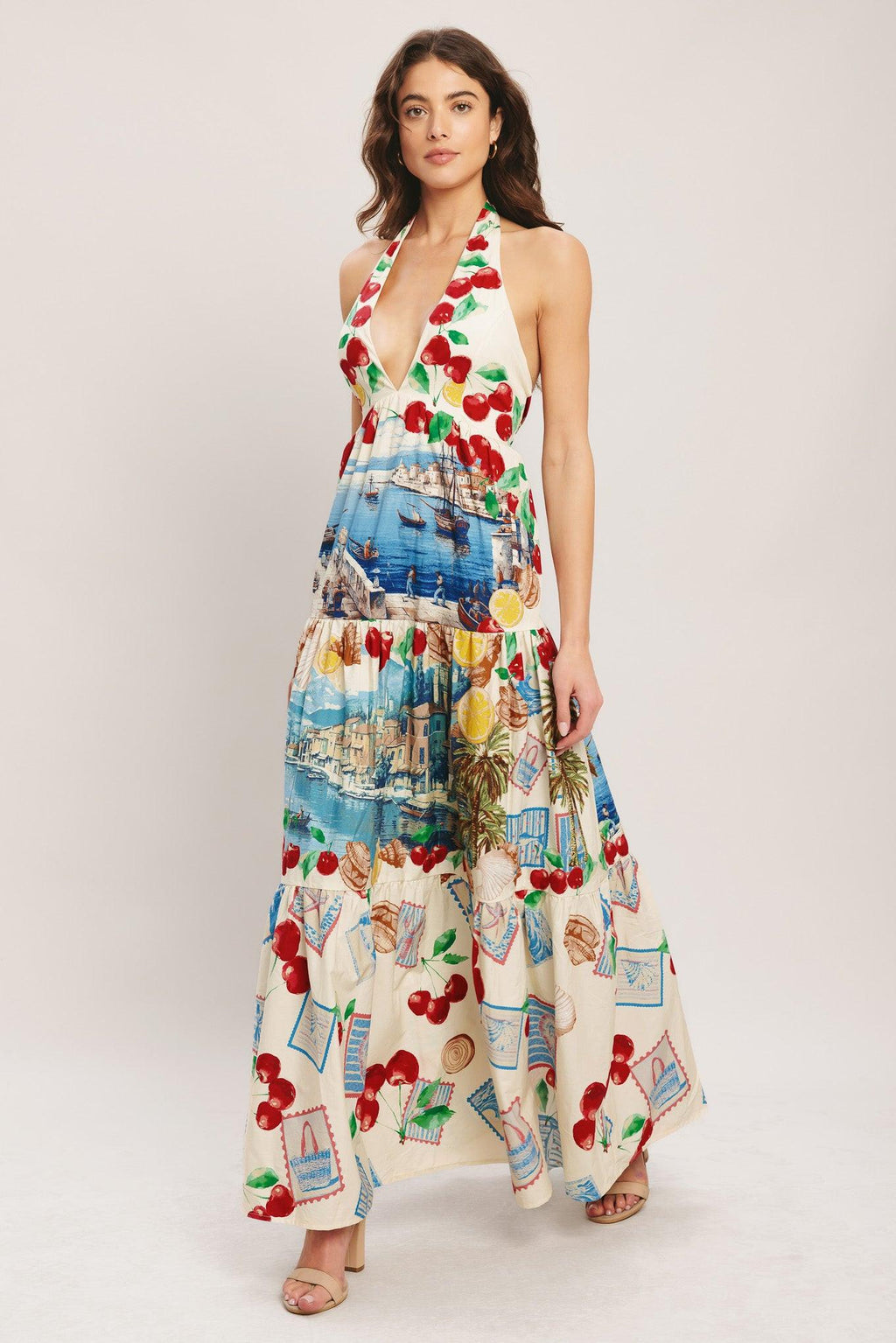 [PREORDER] ITALIAN RIVIERA DREAM WOVEN MAXI DRESS Flying Tomato