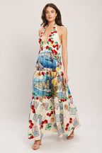 [PREORDER] ITALIAN RIVIERA DREAM WOVEN MAXI DRESS Flying Tomato