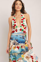 [PREORDER] ITALIAN RIVIERA DREAM WOVEN MAXI DRESS Flying Tomato