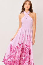 ROSELIGHT DREAM WOVEN MIDI DRESS Flying Tomato