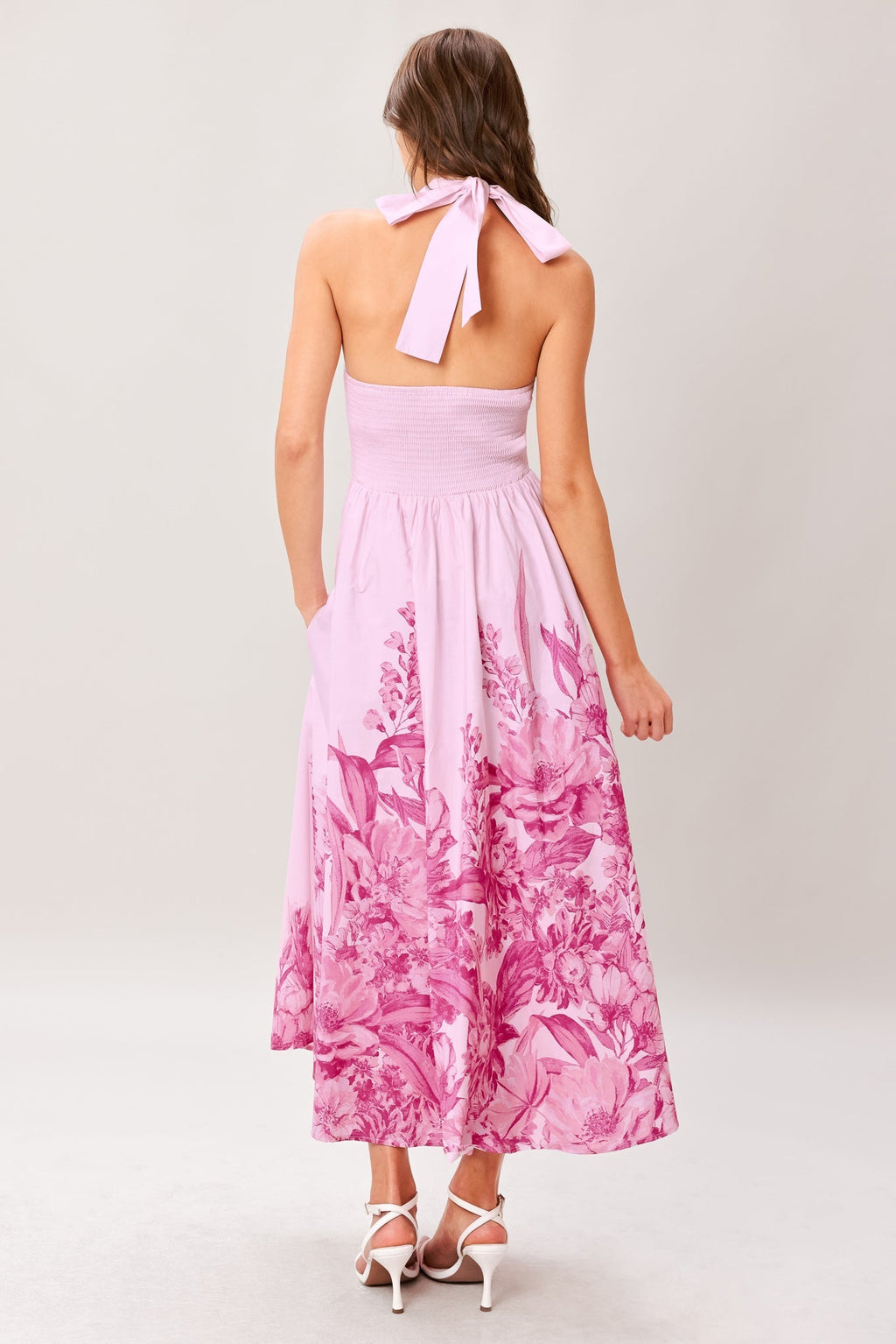 ROSELIGHT DREAM WOVEN MIDI DRESS Flying Tomato