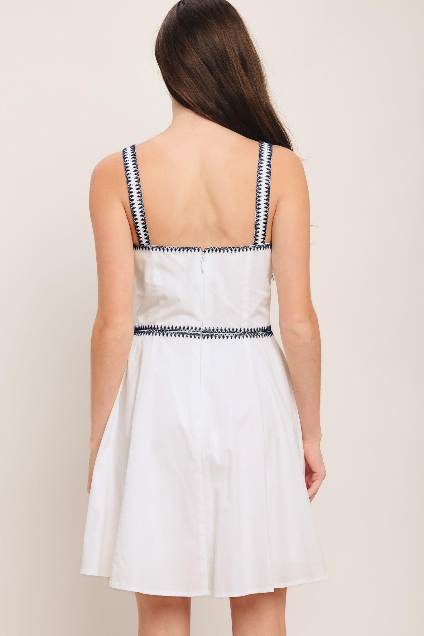 SHARP SUMMER WOVEN MINI DRESS Flying Tomato