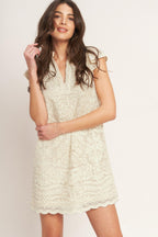 EFFORTLESSLY ROMANTIC WOVEN MINI DRESS Flying Tomato
