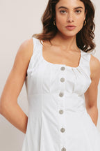 SEASIDE BRUNCH WOVEN MIDI DRESS Flying Tomato
