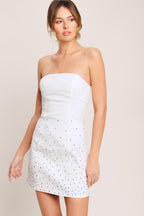 CITY TO COAST WOVEN MINI DRESS Flying Tomato