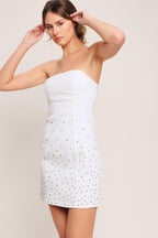 CITY TO COAST WOVEN MINI DRESS Flying Tomato