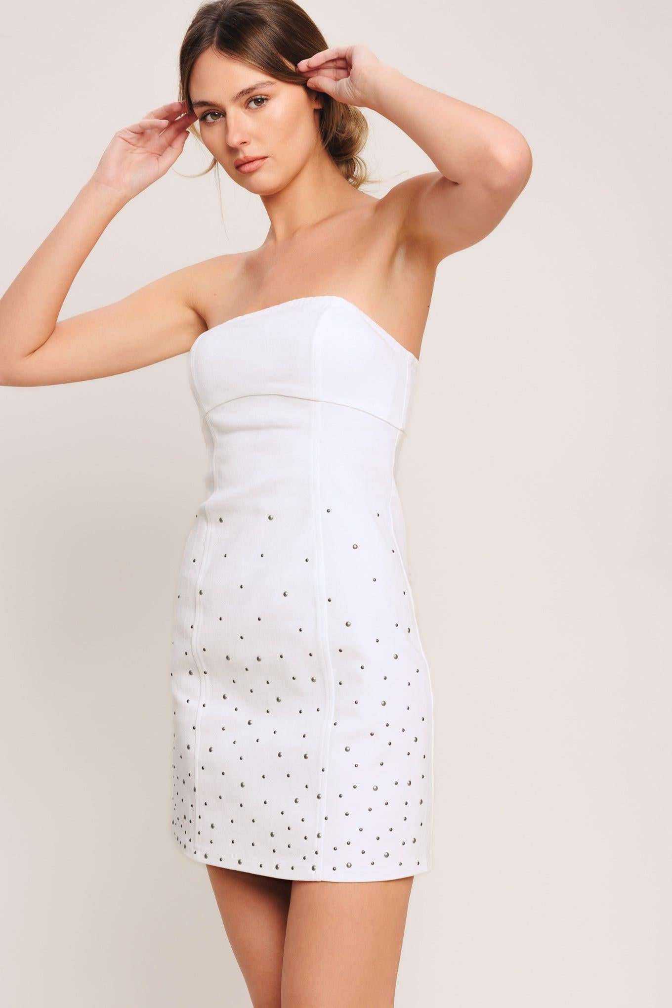 CITY TO COAST WOVEN MINI DRESS Flying Tomato