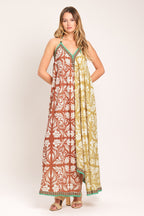 WARM PARADISE WOVEN MIDI SCARF DRESS Flying Tomato