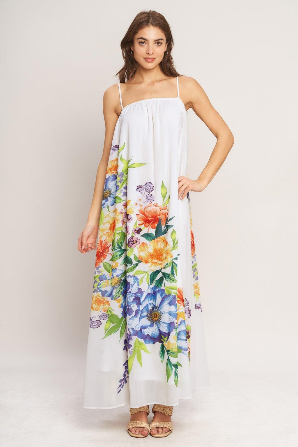 GARDEN AIR WOVEN ANKLE DRESS Flying Tomato